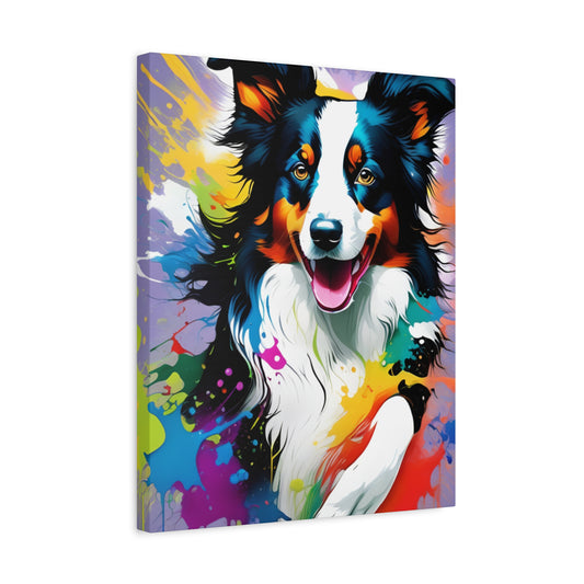 Canvas Border Collie