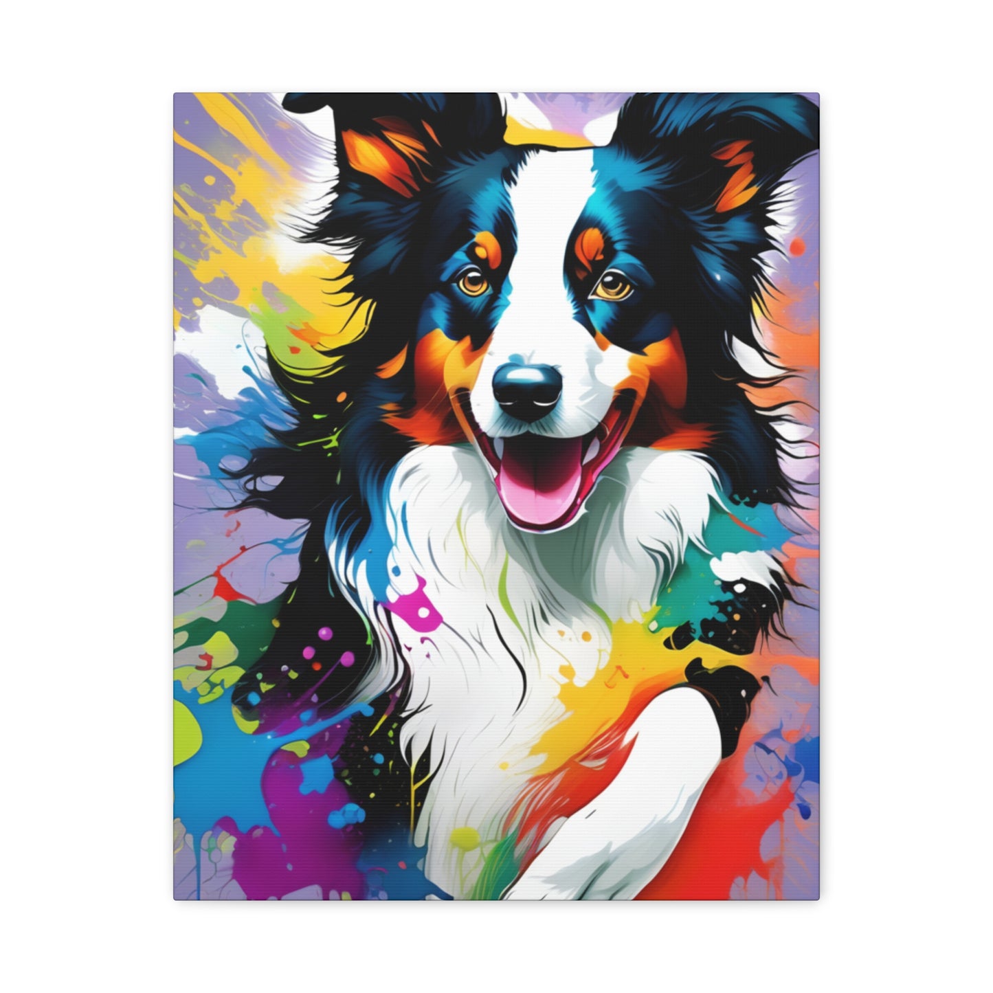 Canvas Border Collie