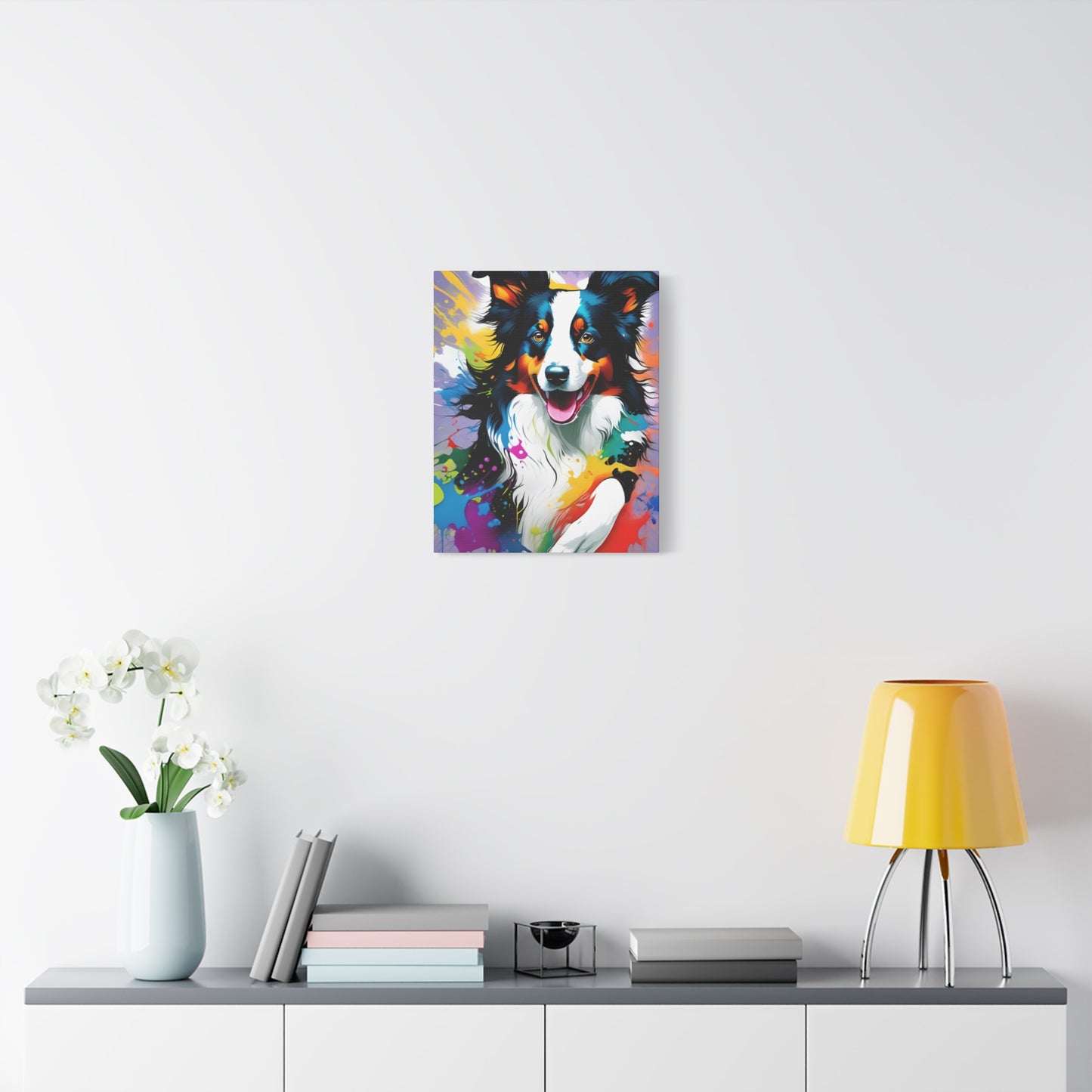 Canvas Border Collie